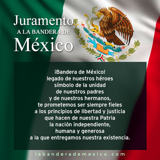 juramento a la bandera mexicana